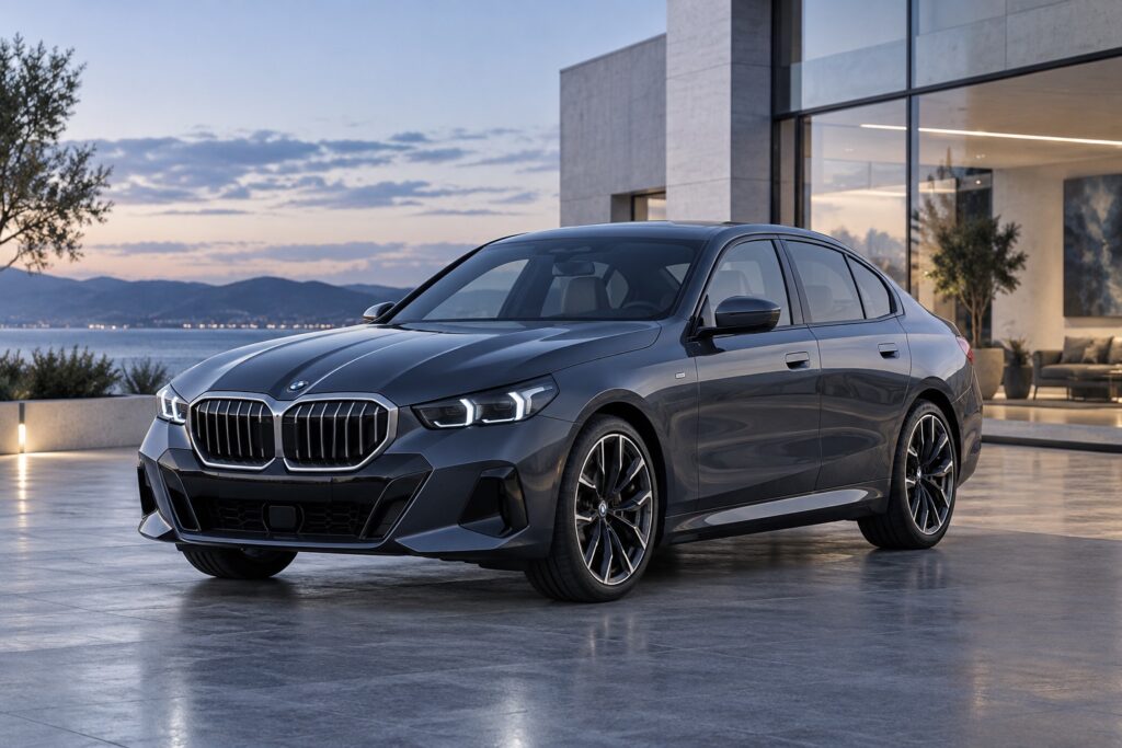 BMW Serii 5 G60 w grafitowym lakierze