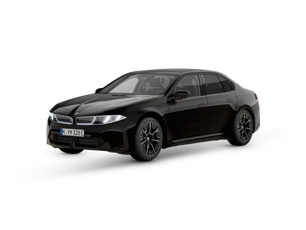 BMW i3 50 xDrive Limuzyna — niebieski — ujęcie 1