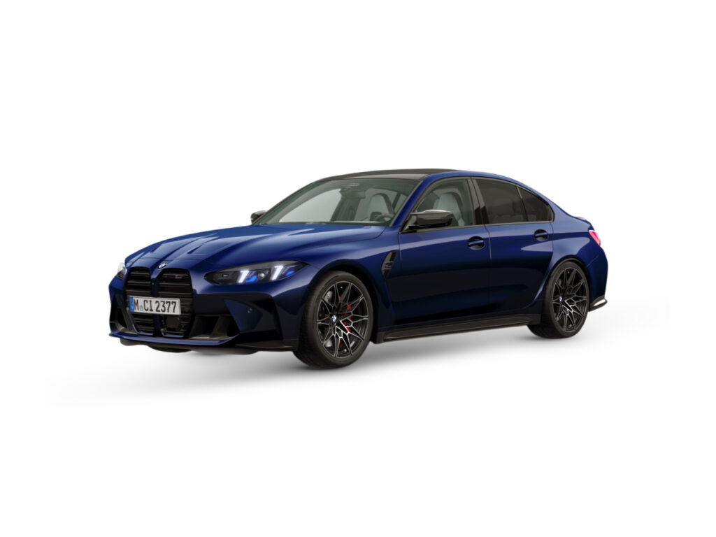 BMW M3 Competition M xDrive Limuzyna — niebieski — ujęcie 1