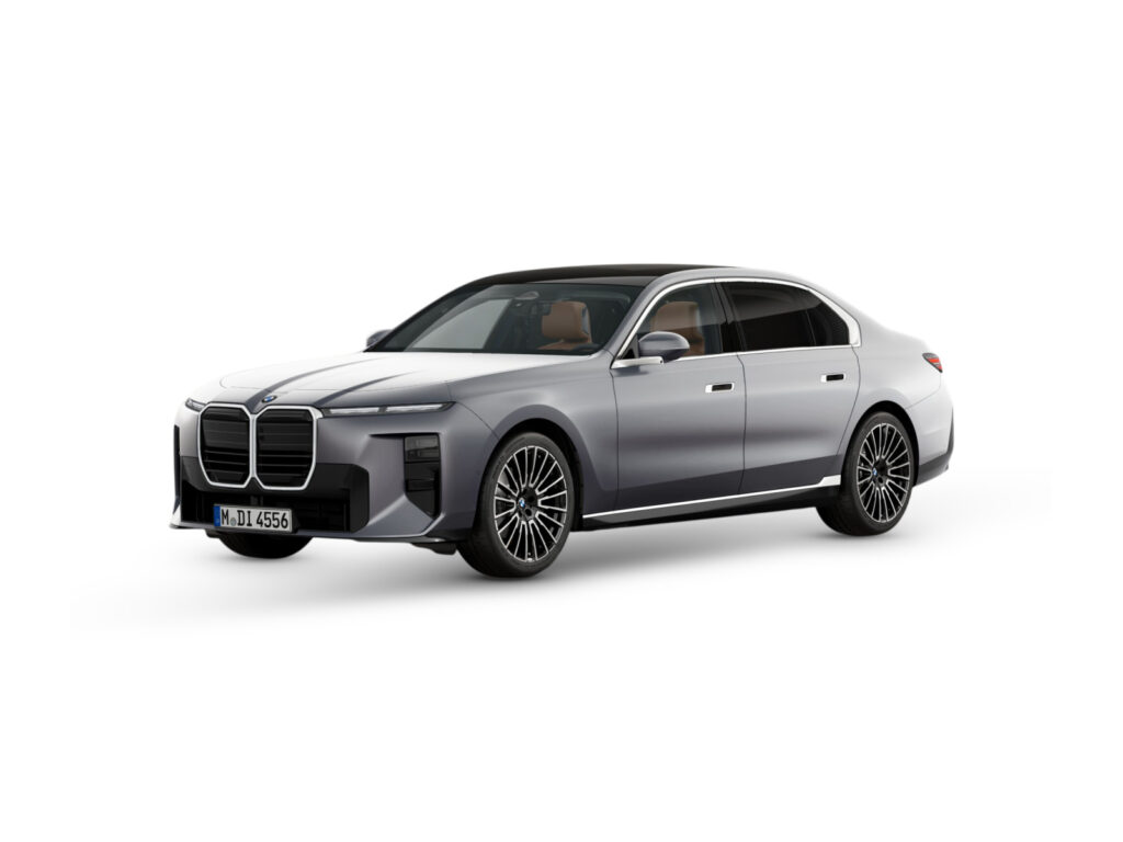 BMW Seria 7 740d xDrive Limuzyna — niebieski — ujęcie 1