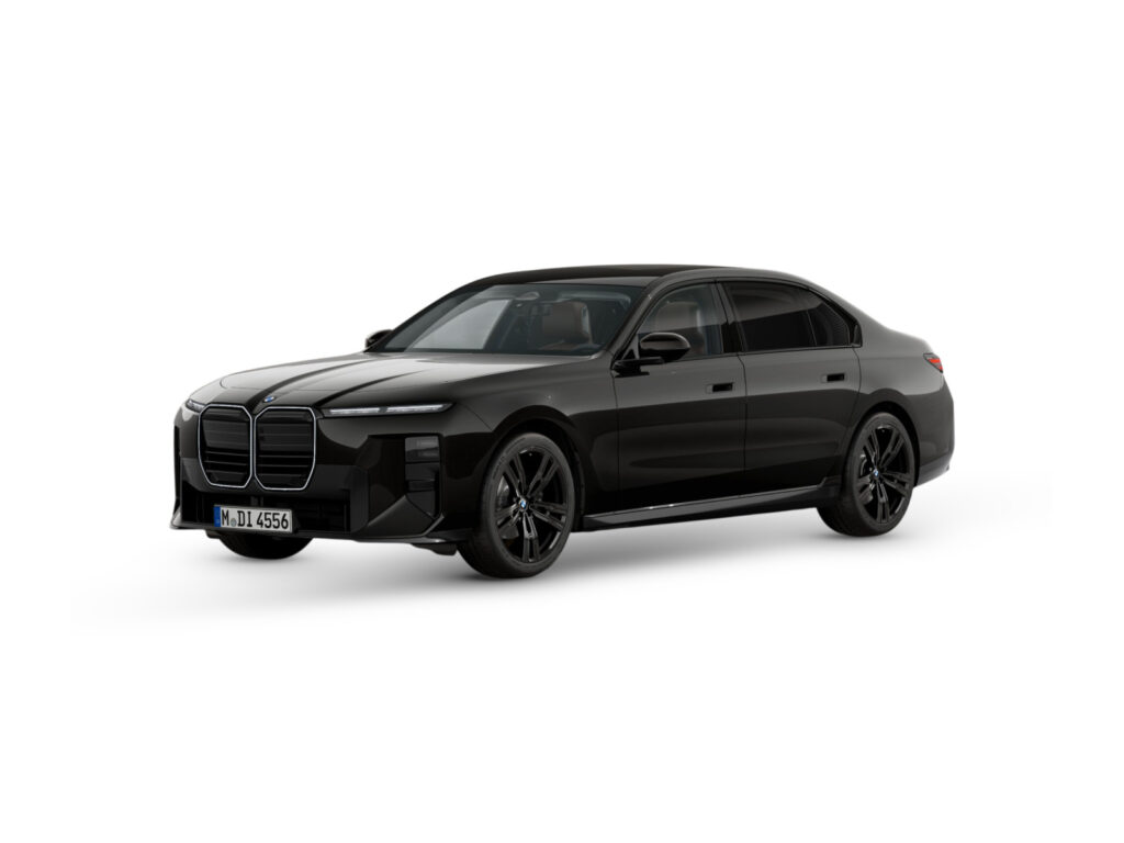 BMW Seria 7 740d xDrive Limuzyna — niebieski — ujęcie 1
