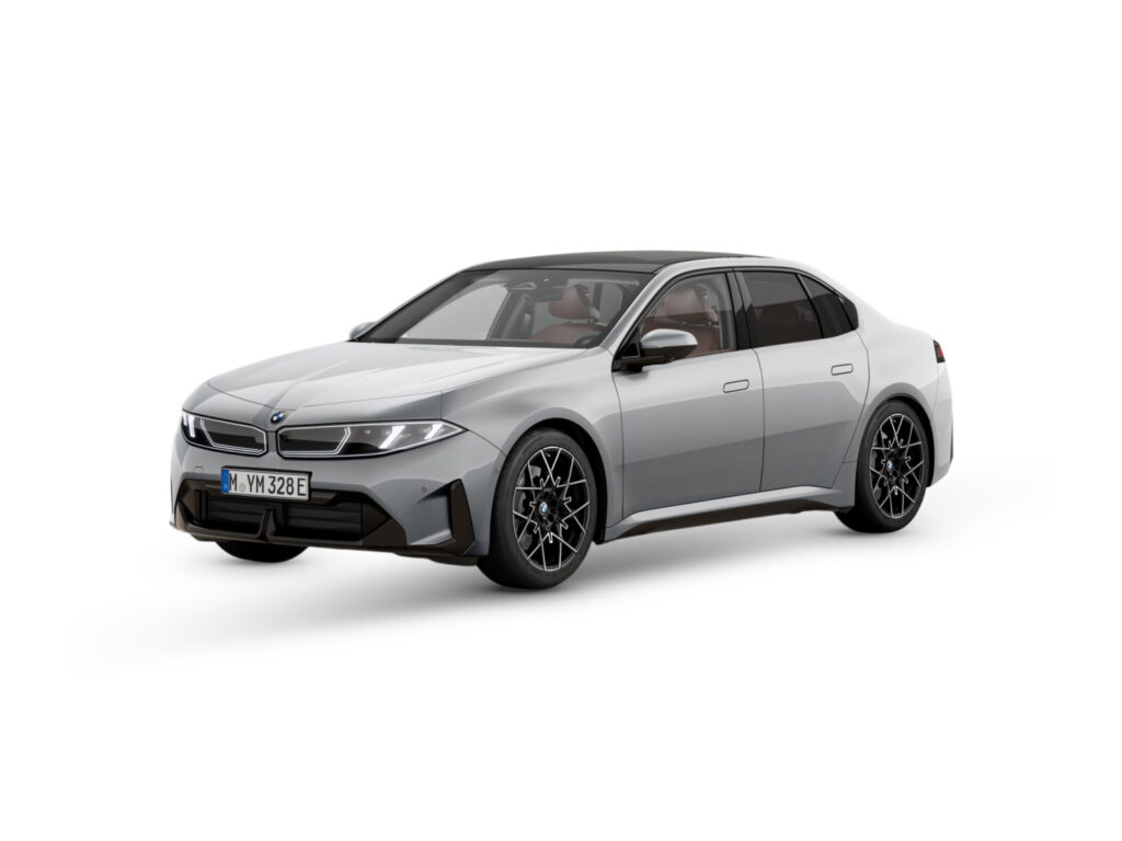 BMW i3 50 xDrive Limuzyna — niebieski — ujęcie 1