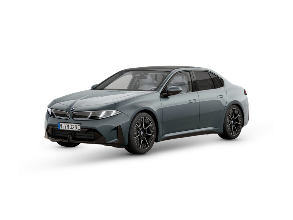 BMW i3 50 xDrive Limuzyna — niebieski — ujęcie 1