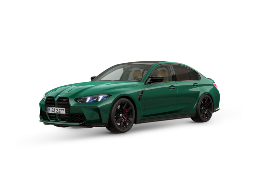 BMW M3 Competition M xDrive Limuzyna — niebieski — ujęcie 1
