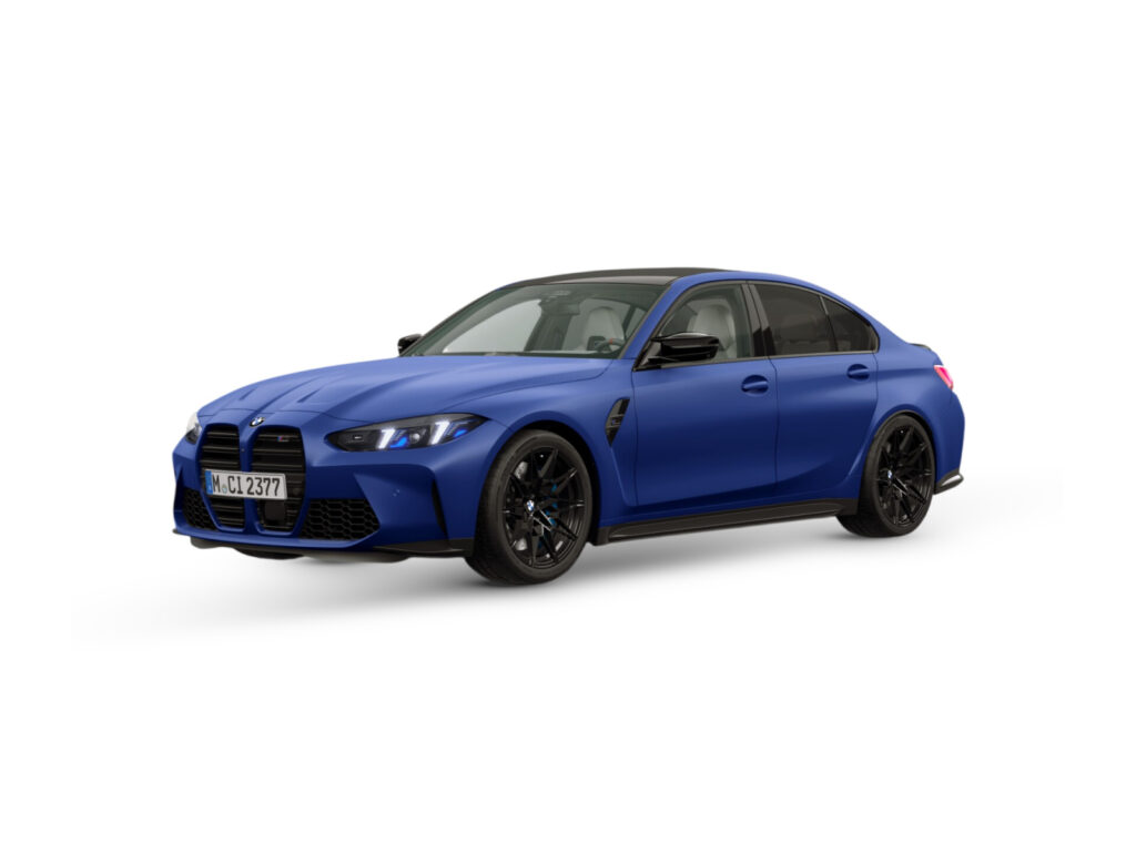 BMW M3 Competition M xDrive Limuzyna — niebieski — ujęcie 1