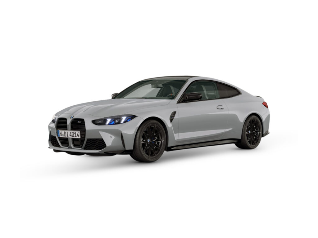 BMW M4 Competition M xDrive Coupé — niebieski — ujęcie 1