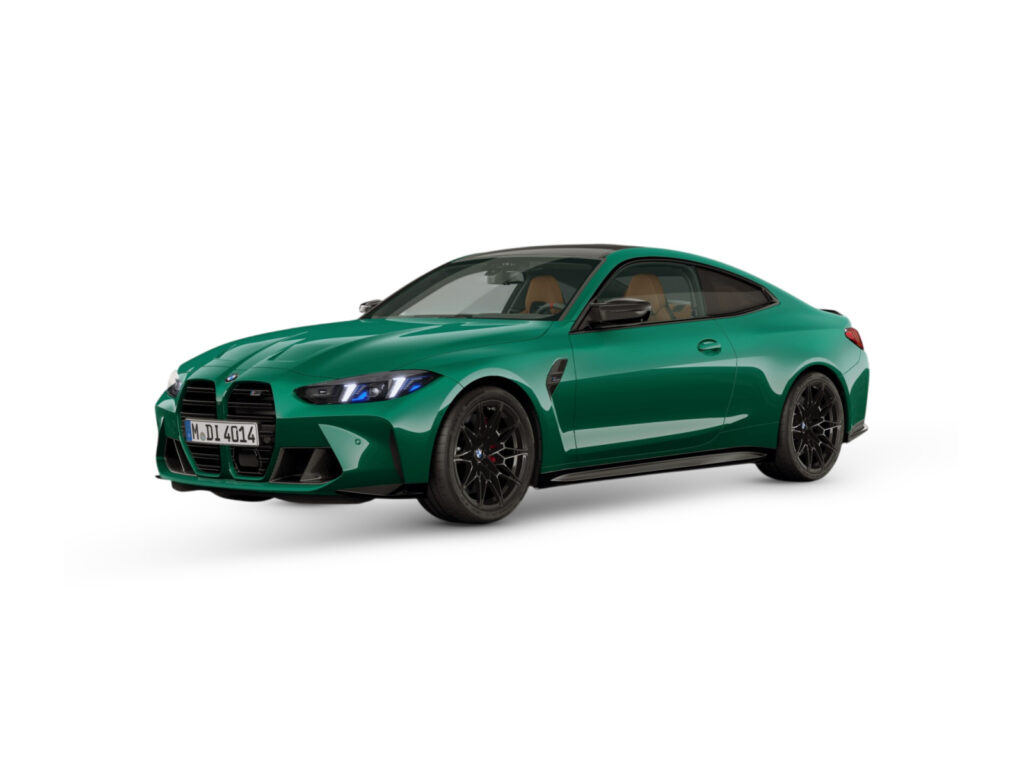 BMW M4 Competition M xDrive Coupé — niebieski — ujęcie 1