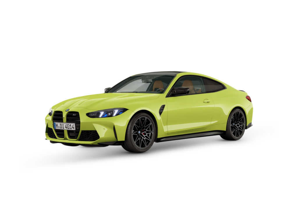 BMW M4 Competition M xDrive Coupé — niebieski — ujęcie 1