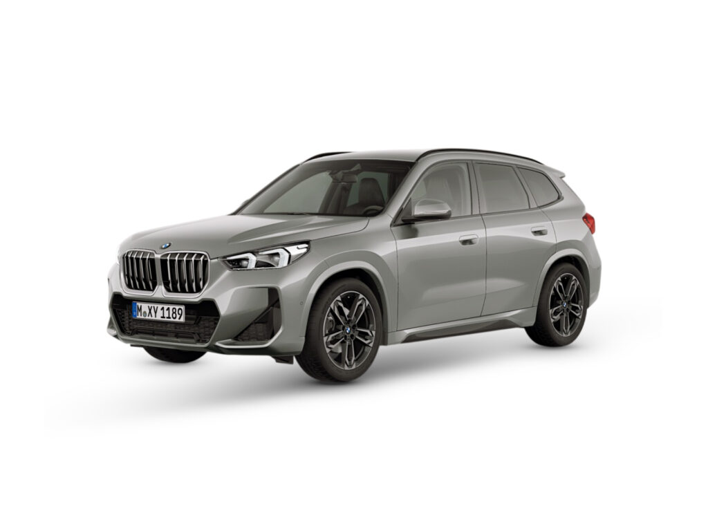 BMW X1 sDrive18d — niebieski — ujęcie 1