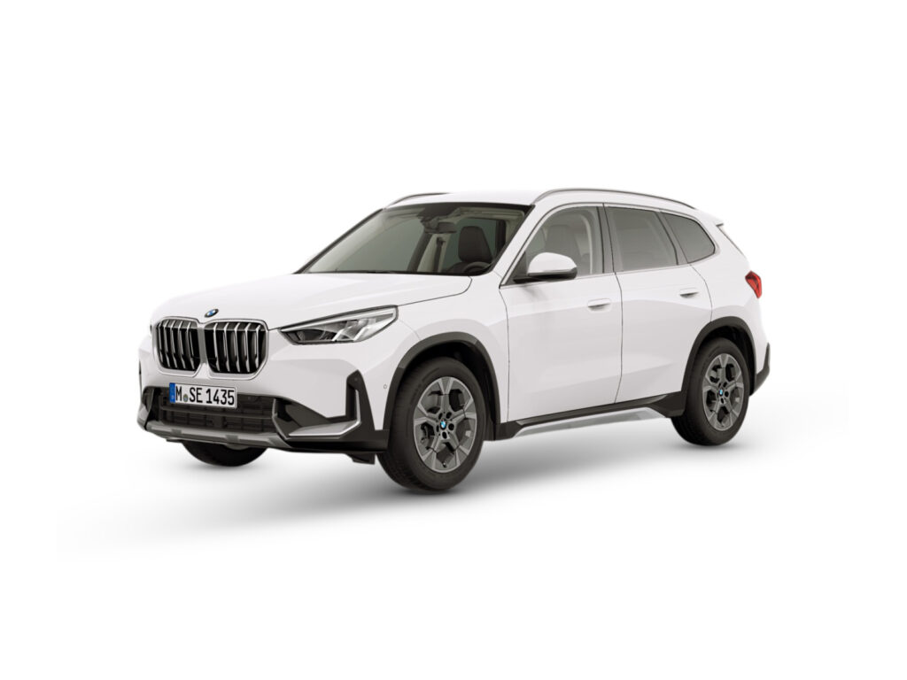 BMW X1 sDrive18d — niebieski — ujęcie 1