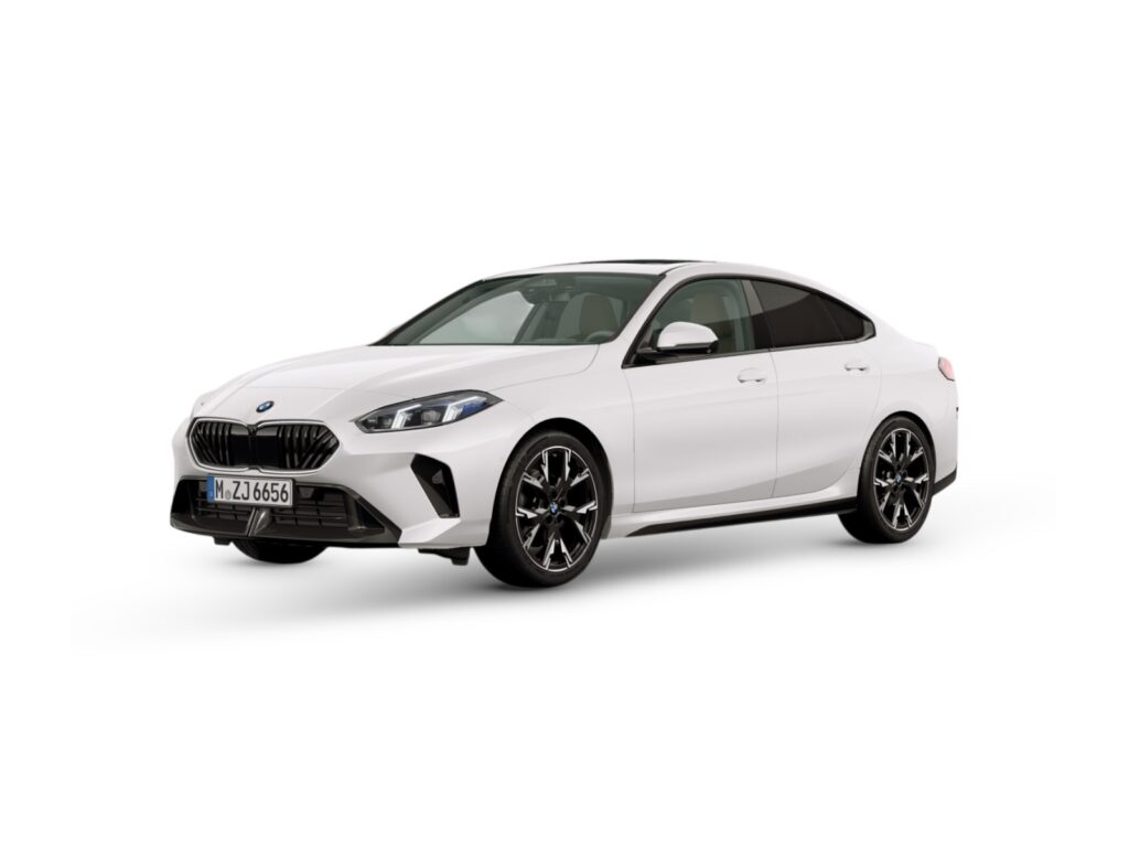 BMW 223 xDrive Gran Coupé 218 KM — wizualizacja w kolorze białym — lakier Individual